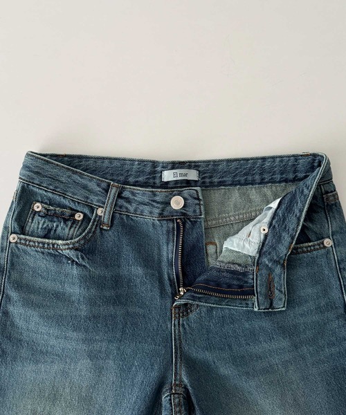 CANAL JEAN(キャナルジーン)の「El mar ロールーズストレートデニムパンツ 607(デニムパンツ・レディース・インディゴブルー・SMALL/MEDIUM)」の12枚目の写真