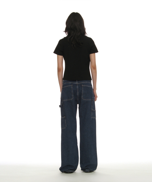 PARTIMENTO WOMEN（パルティメントウィメン）の「DBRプリントリラックスドTシャツ_ブラック（Tシャツ/カットソー・レディース・その他・SMALL/MEDIUM）」の4枚目の写真