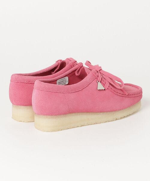 Clarks Originals(クラークスオリジナルズ)の「クラークス【Clarks】- ワラビー スエードレザーシューズ【Wallabee. (WOMENS) Pink Interest 26186511】(モカシン/デッキシューズ・レディース・ピンク・24.5cm/24.0cm/23.5cm)」の9枚目の写真