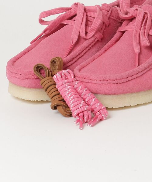 Clarks Originals(クラークスオリジナルズ)の「クラークス【Clarks】- ワラビー スエードレザーシューズ【Wallabee. (WOMENS) Pink Interest 26186511】(モカシン/デッキシューズ・レディース・ピンク・24.5cm/24.0cm/23.5cm)」の11枚目の写真