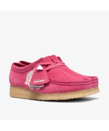Clarks Originals | クラークス【Clarks】- ワラビー スエードレザーシューズ【Wallabee. (WOMENS) Pink Interest 26186511】(モカシン/デッキシューズ)