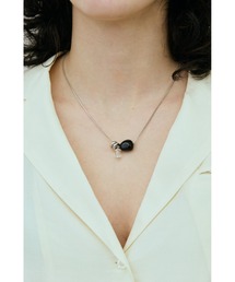 MOMENTEL JEWELRY】LABRADOR GEMSTONE NL（ネックレス）｜momentel