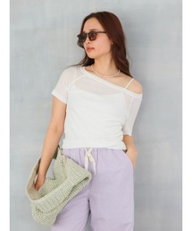 Ungrid | シアーオフショルTee(Tシャツ/カットソー)