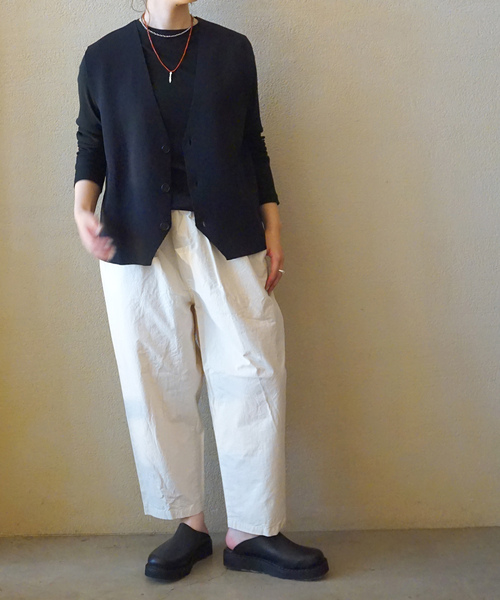 JOURNAL STANDARD LUXE（ジャーナルスタンダード　ラックス）の「ヴィンテージバフ グランディパンツ（その他パンツ・レディース・カーキ/アイボリー・LARGE/MEDIUM/SMALL）」の3枚目の写真