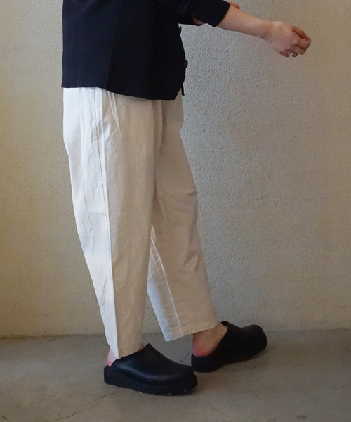 JOURNAL STANDARD LUXE（ジャーナルスタンダード　ラックス）の「ヴィンテージバフ グランディパンツ（その他パンツ・レディース・カーキ/アイボリー・LARGE/MEDIUM/SMALL）」の4枚目の写真