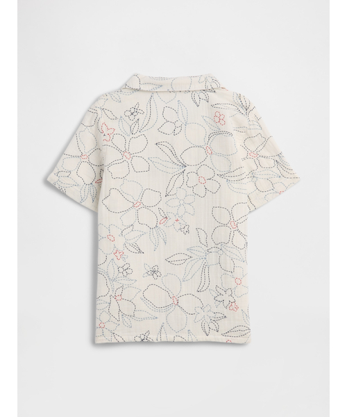 GAP(ギャップ)の「Babygap ブラナンベア ガーゼ バケーションシャツ(シャツ/ブラウス・キッズ・オフホワイト・80cm/90cm/95cm/100cm/110cm/70cm/105cm)」の3枚目の写真