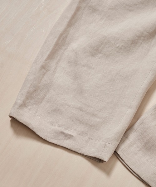 markaware（マーカウェア）の「【MARKAWARE】DOUBLE PLEATED EASY TROUSERS（スラックス・メンズ・ブラック/ベージュ・1/2）」の17枚目の写真