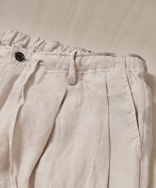 markaware（マーカウェア）の「【MARKAWARE】DOUBLE PLEATED EASY TROUSERS（スラックス・メンズ・ブラック/ベージュ・1/2）」の18枚目の写真
