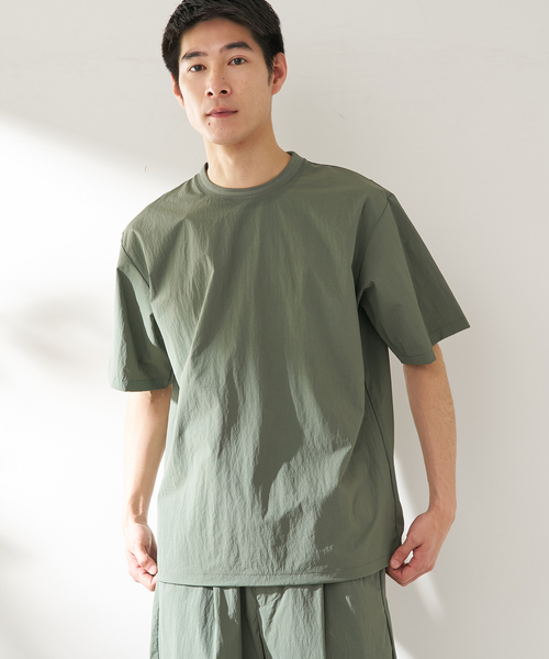 B.C STOCK(ベーセーストック)の「Breeze Func T-Sh(Tシャツ/カットソー・メンズ・ブラック/カーキ・LARGE/MEDIUM)」の2枚目の写真