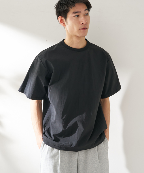 B.C STOCK(ベーセーストック)の「Breeze Func T-Sh(Tシャツ/カットソー・メンズ・ブラック/カーキ・LARGE/MEDIUM)」の1枚目の写真