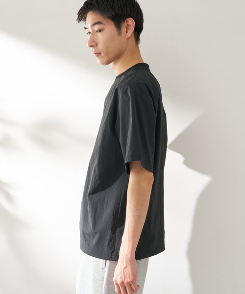 B.C STOCK(ベーセーストック)の「Breeze Func T-Sh(Tシャツ/カットソー・メンズ・ブラック/カーキ・LARGE/MEDIUM)」の19枚目の写真