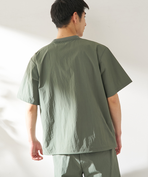 B.C STOCK(ベーセーストック)の「Breeze Func T-Sh(Tシャツ/カットソー・メンズ・ブラック/カーキ・LARGE/MEDIUM)」の11枚目の写真