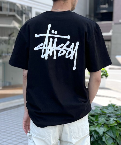 Tシャツ(半袖/袖なし) stussy STUSSY】ステューシー BASIC LOGO HALF T-SHIRTS ロゴ 半袖 Tシャツ（T