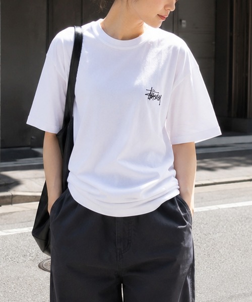 セール】【STUSSY】ステューシー BASIC LOGO HALF T-SHIRTS ロゴ 半袖