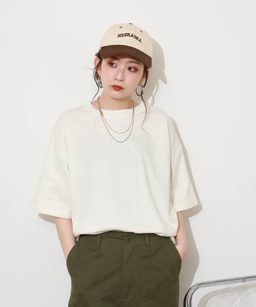 SO(エスオー)の「Tシャツ 半袖(Tシャツ/カットソー・レディース・スミクロ/アイボリー・FREE)」の20枚目の写真