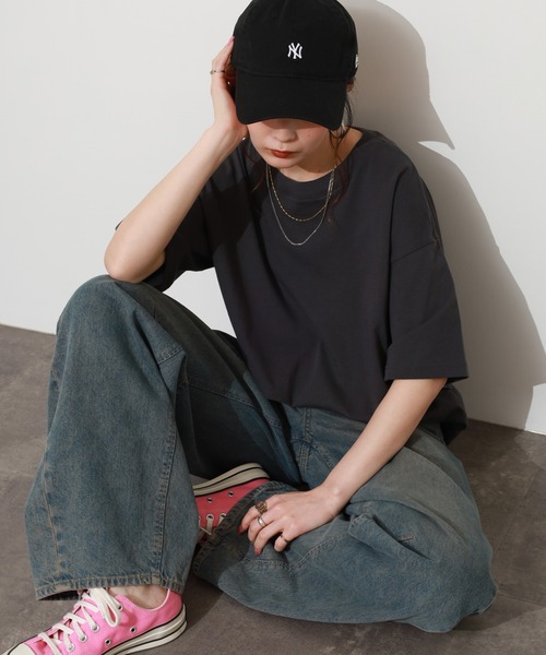 SO(エスオー)の「Tシャツ 半袖(Tシャツ/カットソー・レディース・スミクロ/アイボリー・FREE)」の17枚目の写真