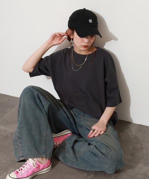 SO(エスオー)の「Tシャツ 半袖(Tシャツ/カットソー・レディース・スミクロ/アイボリー・FREE)」の16枚目の写真