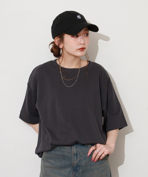 SO(エスオー)の「Tシャツ 半袖(Tシャツ/カットソー・レディース・スミクロ/アイボリー・FREE)」の14枚目の写真