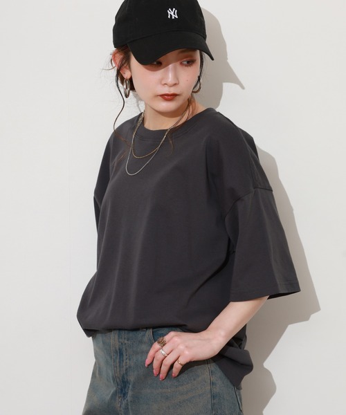 SO(エスオー)の「Tシャツ 半袖(Tシャツ/カットソー・レディース・スミクロ/アイボリー・FREE)」の11枚目の写真