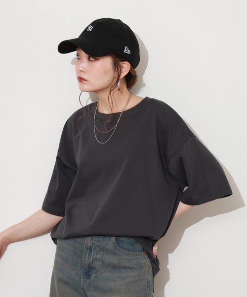 SO(エスオー)の「Tシャツ 半袖(Tシャツ/カットソー・レディース・スミクロ/アイボリー・FREE)」の10枚目の写真