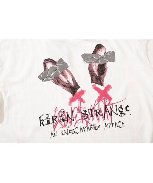 Ressaca(レサーカ)の「オーバーサイズバニーガールプリントTシャツ(Tシャツ/カットソー・メンズ・ホワイト/ブラック・XL/L/M)」の6枚目の写真