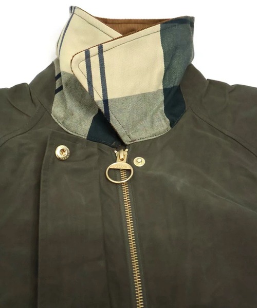 Barbour(バブアー)の「Barbour/バブアー MEDLAND SHOWERPROOF JACKET メドランド シャワープルーフ ジャケット 2026年 夏 夏服 秋服(ブルゾン・レディース・クリーム/オリーブ・8/10/12)」の12枚目の写真