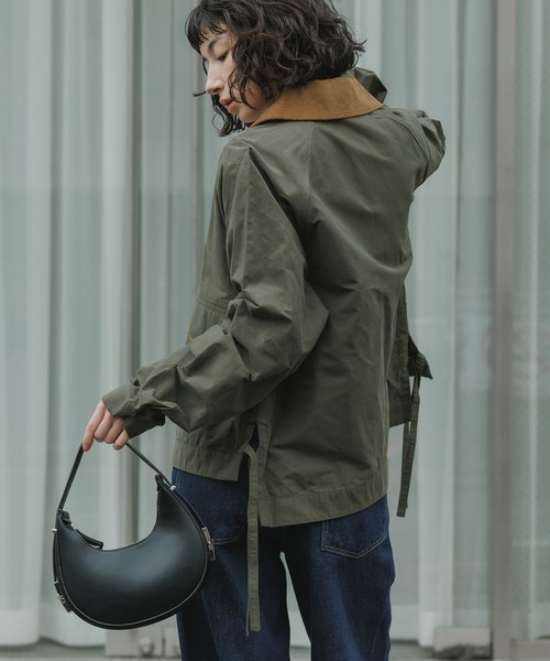 Barbour(バブアー)の「Barbour/バブアー MEDLAND SHOWERPROOF JACKET メドランド シャワープルーフ ジャケット 2026年 夏 夏服 秋服(ブルゾン・レディース・クリーム/オリーブ・8/10/12)」の21枚目の写真