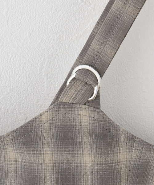IENA（イエナ）の「【一部店舗限定】JANE SMITH/ジェーンスミス CHECK TOPS ビスチェ 26SBL-464L（シャツ/ブラウス・レディース・グレー・FREE）」の18枚目の写真