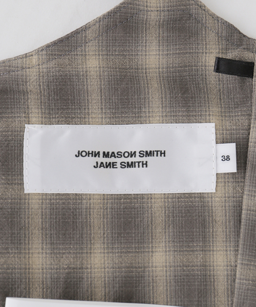 IENA（イエナ）の「【一部店舗限定】JANE SMITH/ジェーンスミス CHECK TOPS ビスチェ 26SBL-464L（シャツ/ブラウス・レディース・グレー・FREE）」の21枚目の写真