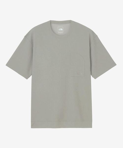 THE NORTH FACE（ザノースフェイス）の「THE NORTH FACE　SHORT-SLEEVE CREPE WEAVE T-SHIRTS（Tシャツ/カットソー・メンズ・パープル/ホワイト/ブラック/グレー・MEDIUM/LARGE/X-LARGE）」の3枚目の写真