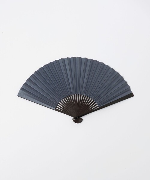 宮脇賣扇庵(ミヤワキバイセンアン)の「【別注】<宮脇賣扇庵 >扇子(和装小物・メンズ・ネイビー/オレンジ/ホワイト・FREE)」の2枚目の写真