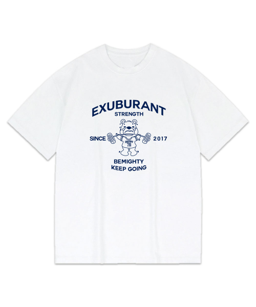 BEMIGHTY（ビーマイティー）の「キープゴーイング ベア オーバーサイズ 半袖Tシャツ [ダークグレー]（Tシャツ/カットソー・メンズ・その他・LARGE/X-LARGE/XX-LARGE）」の4枚目の写真