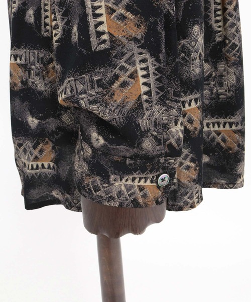 CAMBIO(カンビオ)の「ms6532-Vintage Wash Long Sleeve Shirts 総柄シャツ(PF-262-001)(シャツ/ブラウス・メンズ・ブラック/ワイン・L/M)」の21枚目の写真