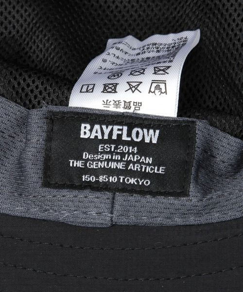 BAYFLOW(ベイフロー)の「【撥水・UVカット・接触冷感・吸水速乾】シェードサファリハット(ハット・メンズ・ダークオリーブ/ブラック・FREE)」の10枚目の写真