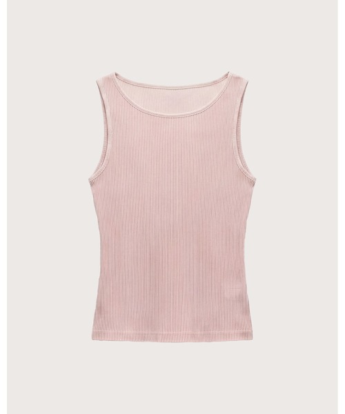 kiehtova(キエトヴァ)の「【kiehtova】SOFT PLEATS SHEER TANK/ソフトプリーツシアータンク(タンクトップ・レディース・ブラック/ライトブルー/スモークピンク/ライトピンク・FREE)」の9枚目の写真