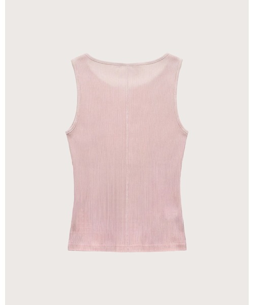 kiehtova(キエトヴァ)の「【kiehtova】SOFT PLEATS SHEER TANK/ソフトプリーツシアータンク(タンクトップ・レディース・ブラック/ライトブルー/スモークピンク/ライトピンク・FREE)」の10枚目の写真