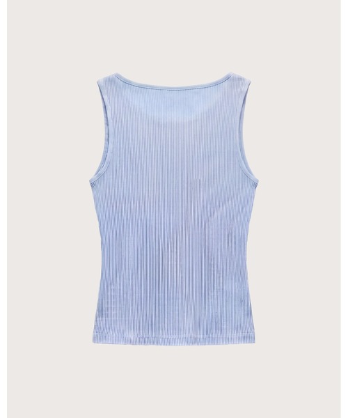 kiehtova(キエトヴァ)の「【kiehtova】SOFT PLEATS SHEER TANK/ソフトプリーツシアータンク(タンクトップ・レディース・ブラック/ライトブルー/スモークピンク/ライトピンク・FREE)」の13枚目の写真