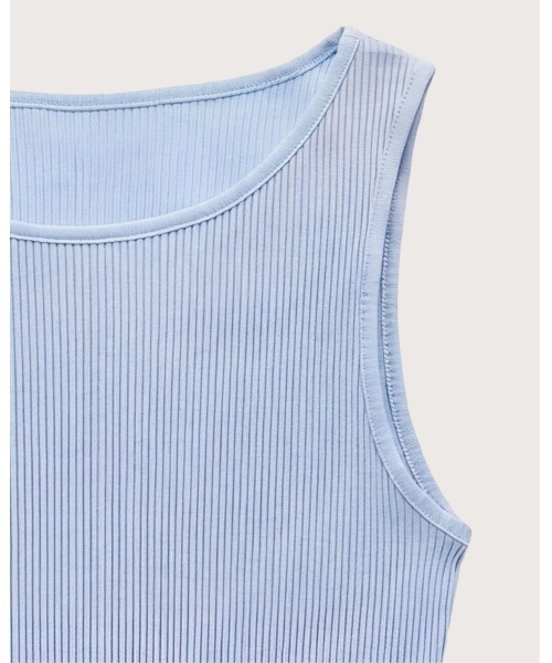 kiehtova(キエトヴァ)の「【kiehtova】SOFT PLEATS SHEER TANK/ソフトプリーツシアータンク(タンクトップ・レディース・ブラック/ライトブルー/スモークピンク/ライトピンク・FREE)」の14枚目の写真