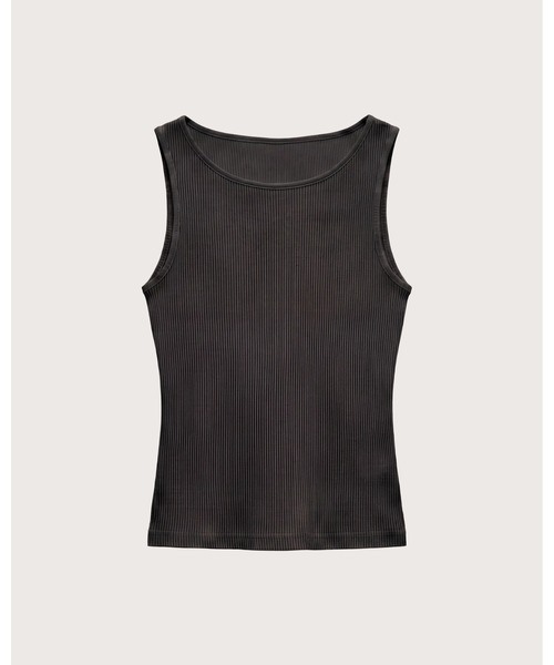 kiehtova(キエトヴァ)の「【kiehtova】SOFT PLEATS SHEER TANK/ソフトプリーツシアータンク(タンクトップ・レディース・ブラック/ライトブルー/スモークピンク/ライトピンク・FREE)」の15枚目の写真