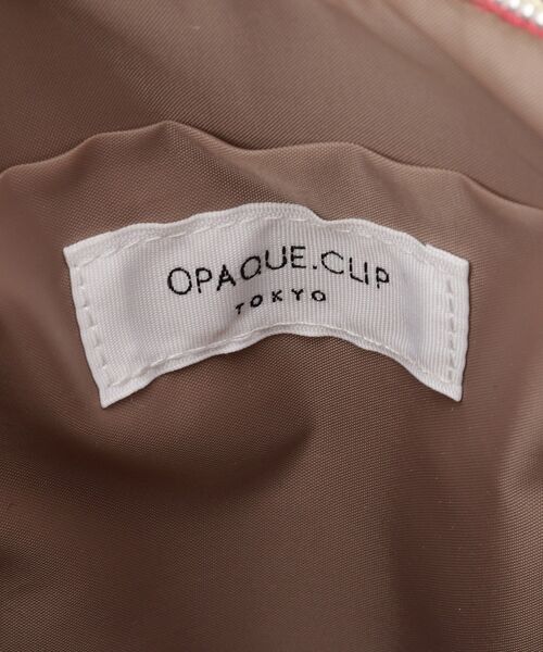 OPAQUE.CLIP(オペークドットクリップ)の「【軽量/3層収納/長さ調整可】合皮ミニショルダー(ショルダーバッグ・レディース・ブラック/ベージュ/アイボリー/シルバー/ピンク系その他・00)」の17枚目の写真