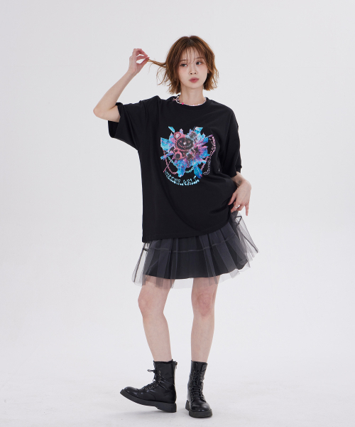 DYSFUNCT(ディスファンクト)の「UNWANTED BEARS T-SHIRT(BLACK)(Tシャツ/カットソー・レディース・その他・SMALL/MEDIUM/LARGE)」の2枚目の写真