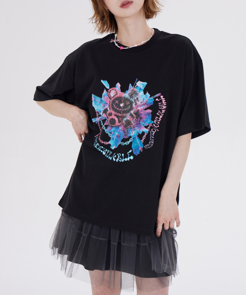 DYSFUNCT(ディスファンクト)の「UNWANTED BEARS T-SHIRT(BLACK)(Tシャツ/カットソー・レディース・その他・SMALL/MEDIUM/LARGE)」の3枚目の写真