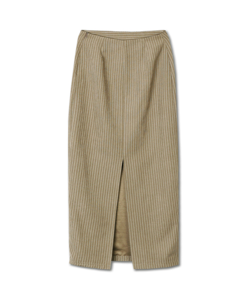 MICHIKO LONDON(ミチコ ロンドン)の「マットヴィンテージストライプスカートマッドベージュ(スカート・レディース・その他・MEDIUM/LARGE/SMALL)」の4枚目の写真
