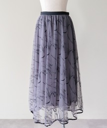 Line Art Flare Skirt(ラインアートフレアスカート)