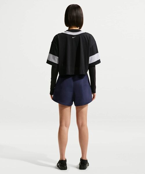 NIKE(ナイキ)の「ナイキ スポーツウェア ウィメンズ ハイウェスト 6cm ショートパンツ / Nike Sportswear Women's High-Waisted 2" Shorts IF0517-410 Midnight Navy(その他パンツ・レディース・ネイビー・XL/XS/L/M/S)」の2枚目の写真