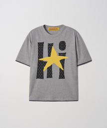 GARMENTS FAB（ガーメンツファブ）の「Hi Stripe Layered Tee (MELANGE GRAY)（Tシャツ/カットソー）」