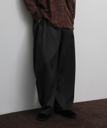 【Et】Linen-Like Barrel Pants
