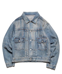 uniform experiment（ユニフォームエクスペリメント）の「DAMAGED DENIM TRUCKER JACKET（デニムジャケット）」