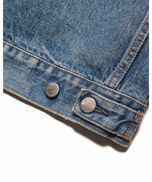 uniform experiment(ユニフォームエクスペリメント)の「DAMAGED DENIM TRUCKER JACKET(デニムジャケット・メンズ・インディゴブルー・2/3/4/5/1)」の7枚目の写真
