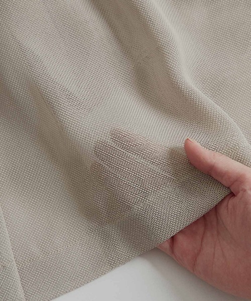 W:Huku(フーク)の「エアリーメッシュテーラードジャケット / Airy Mesh Tailored Jacket(テーラードジャケット・レディース・ブラック/ブラウン/ベージュ・FREE)」の22枚目の写真